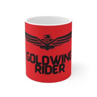Goldwing Rider Mug | Motorcycle Eagle Logo, Biker Coffee Cup